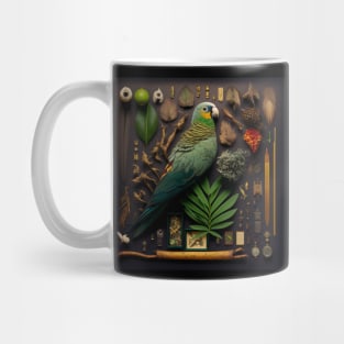 Parrot: Knolling photography with ultra-sharp camera Mug